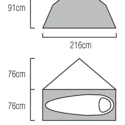 MSR Hubba NX 1P Tent -UK Outdoor Equipment Sales 2024 2590029002 g