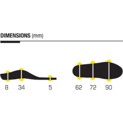 Sidas 3Feet Outdoor High Insoles -UK Outdoor Equipment Sales 2024 2662009203 g