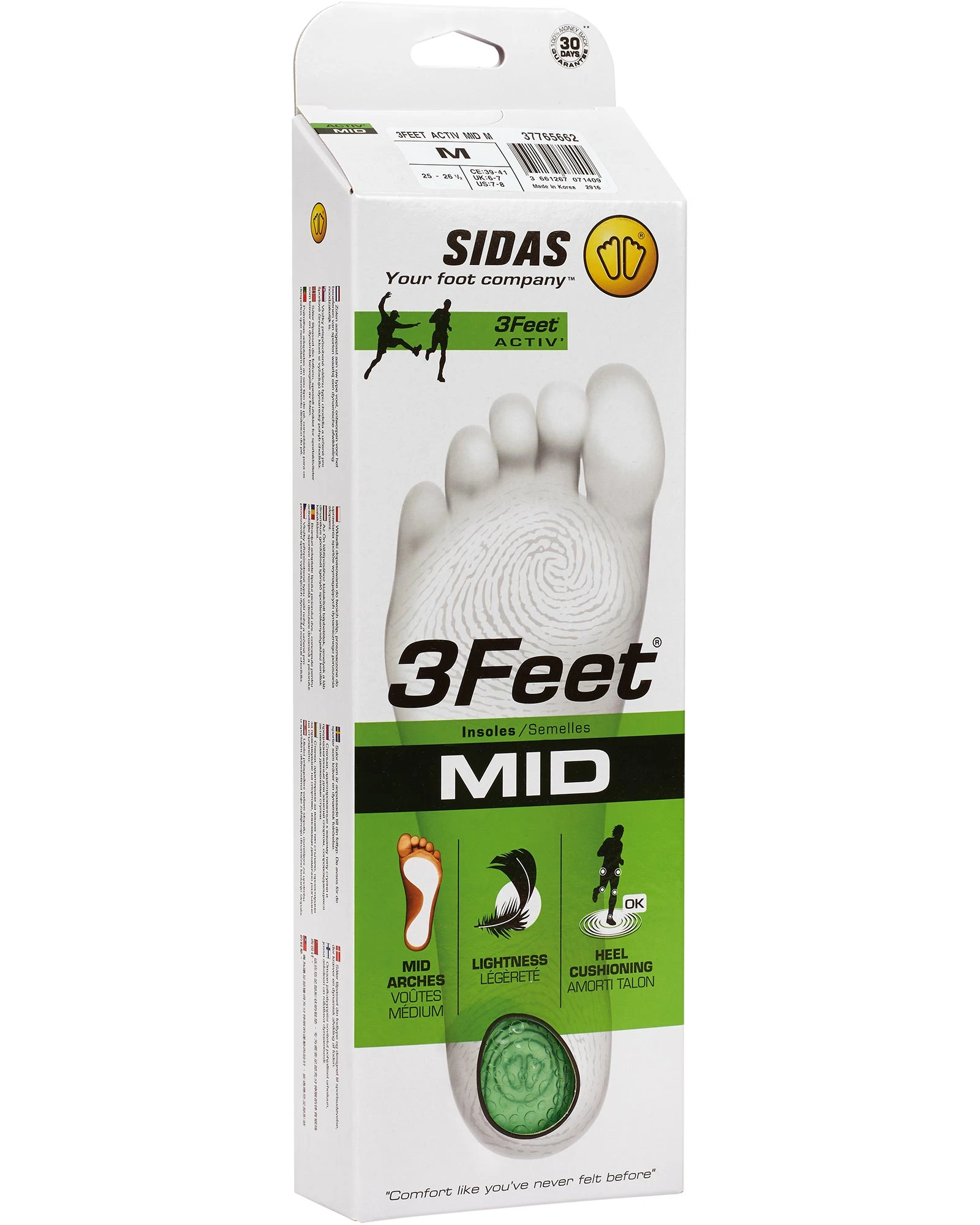 Sidas 3Feet Activ' Mid Insoles 9 Sidas 3Feet Activ' Mid Insoles - Image 7