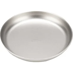 Snow Peak Titanium Trek Plate 18cm -UK Outdoor Equipment Sales 2024 6140709001 g