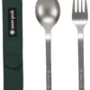 Snow Peak Titanium Fork & Spoon Set -UK Outdoor Equipment Sales 2024 614074900