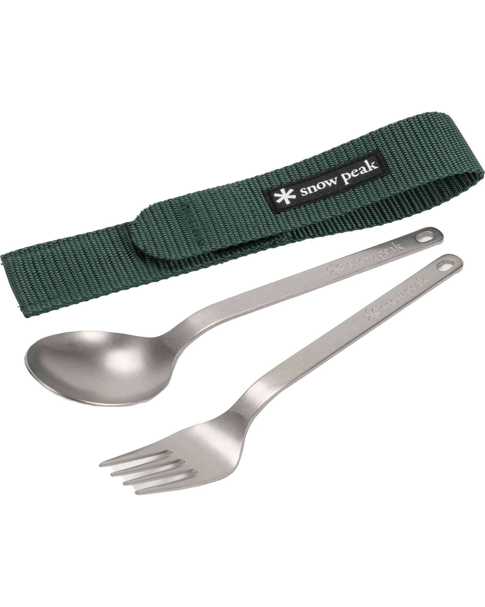 Snow Peak Titanium Fork & Spoon Set 6 Snow Peak Titanium Fork & Spoon Set - Image 4