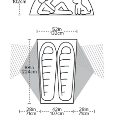 Big Agnes Copper Spur HV UL2 Tent -UK Outdoor Equipment Sales 2024 6460129307 g