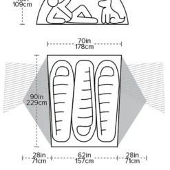 Big Agnes Copper Spur HV UL3 Tent -UK Outdoor Equipment Sales 2024 6460369306 g